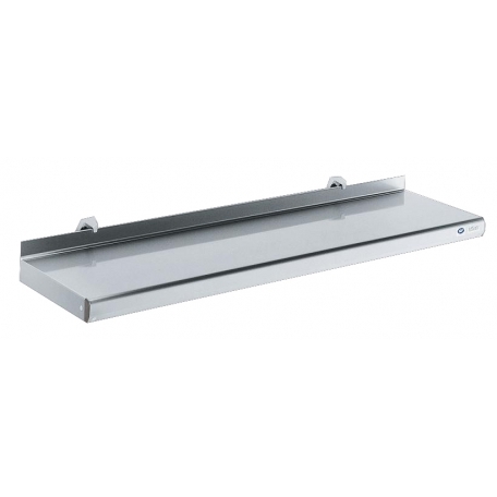 Etagere murale inox 600 x 400mm + 2 consoles fixes